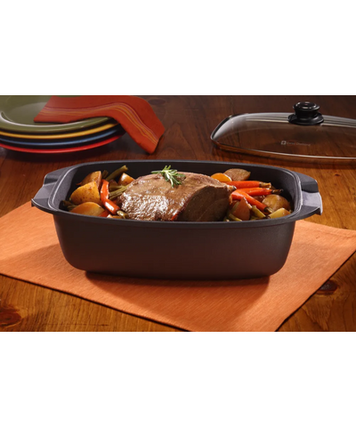 Жаровня с крышкой Swiss Diamond Swiss Titan ST61033c 21x33 см, изображение 10