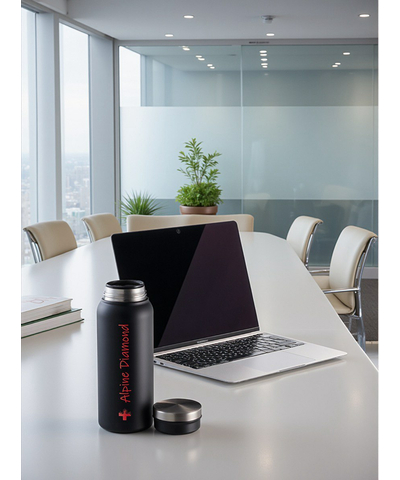 Термос Alpine Diamond, 600 мл, черный, изображение 4