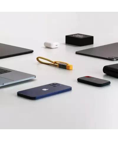 Зарядный кабель 6-в-1 Rolling Square inCharge XL - 30 cm, up to 100W, Summit Yellow, изображение 3