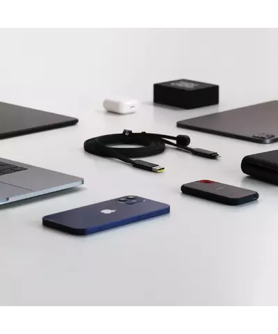 Зарядный кабель 6-в-1 Rolling Square inCharge XL - 2 m, up to 100W, Urban Black, изображение 6