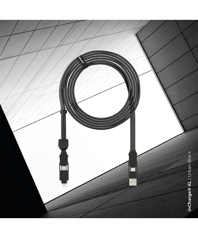 Зарядный кабель 6-в-1 Rolling Square inCharge XL - 3 m, up to 100W, Urban Black, изображение 3