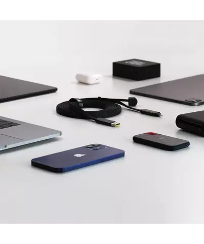 Зарядный кабель 6-в-1 Rolling Square inCharge XL - 3 m, up to 100W, Urban Black, изображение 8