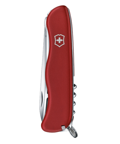Нож перочинный VICTORINOX Cheese Master, 111 мм, 8 функций, с фиксатором лезвия, красный, изображение 3