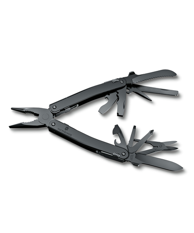 Мультитул VICTORINOX SwissTool Spirit MXBS, 105 мм, 24 функции, чёрный, в нейлоновом чехле, изображение 2