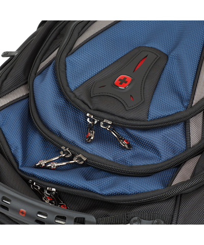 Рюкзак WENGER Ibex 17", черный/синий, полиэстер/ПВХ, 37 x 26 x 47 см, 23 л, изображение 8