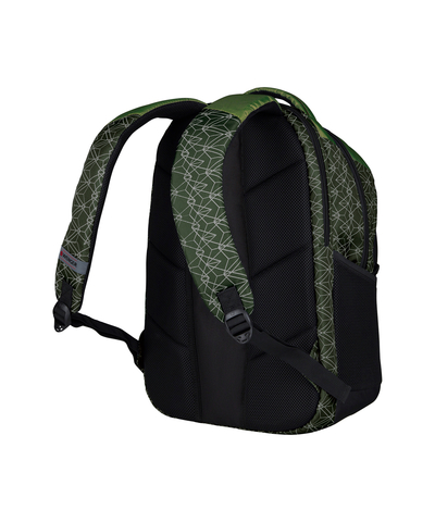 Рюкзак WENGER Sun 16'', зеленый со светоотражающим принтом, изображение 3