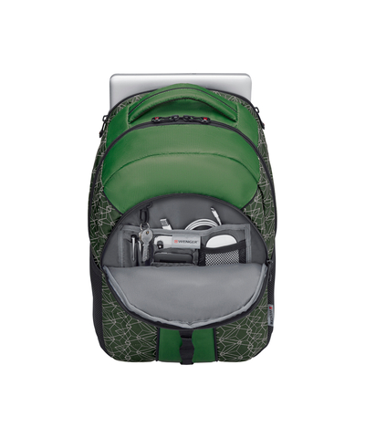 Рюкзак WENGER Sun 16'', зеленый со светоотражающим принтом, изображение 4