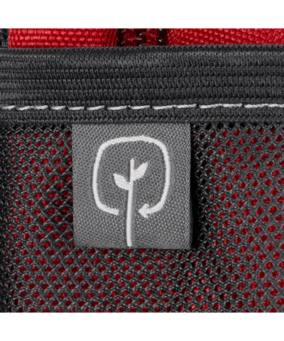 Рюкзак WENGER NEXT Tyon 16", красный/антрацит, переработанный ПЭТ/Полиэстер, 32х18х48 см, 23 л., изображение 6