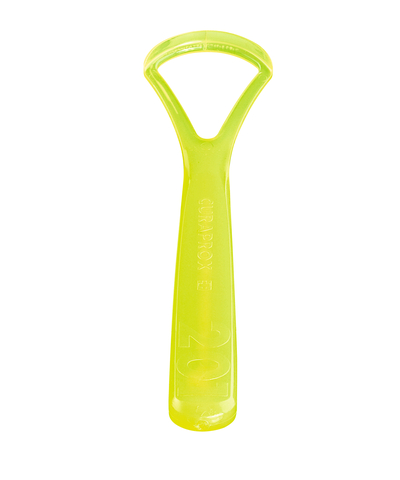 Скребок для языка CURAPROX одиночный, узкий, желтый, изображение 2