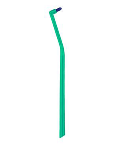 Монопучковая  щетка CURAPROX single & sulcular, 9мм, зеленая