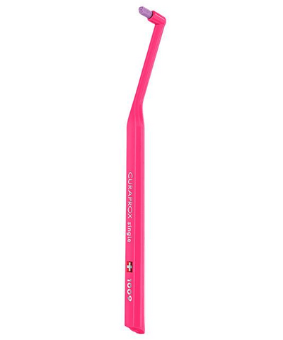 Монопучковая  щетка CURAPROX single & sulcular, 9мм, розовая