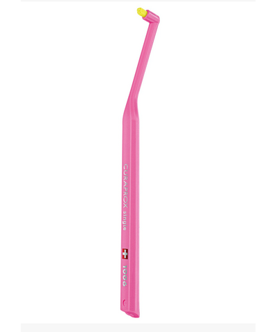 Монопучковая щетка CURAPROX single & sulcular, 6мм, розовая