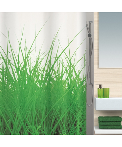 Штора Spirella для ванной Grass зеленый