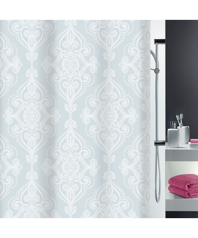 Штора Spirella для ванной текстильная Rivoli белый, 180 x 200 см