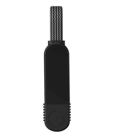 Зарядный кабель-брелок 6-в-1 Rolling Square inCharge X - 14.5 cm, up to 100W, Lava Black