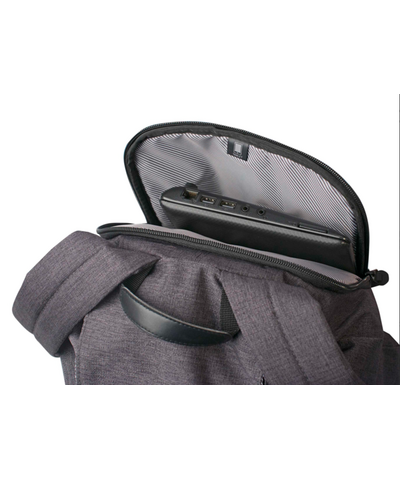 5332424403 Рюкзак WENGER 13'', cерый, ткань Grey Heather/ полиэстер 600D PU , 33х13х39 см, 16 л, изображение 4