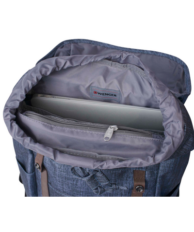 Рюкзак WENGER 16'', синий, полиэстер 600D, 16 л (605201), изображение 5