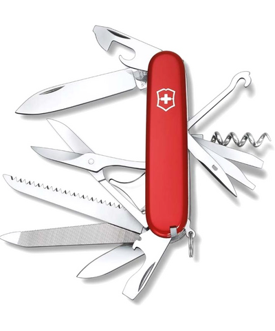 Нож перочинный VICTORINOX Ranger, 91 мм, 21 функция, рукоять из красного пластика