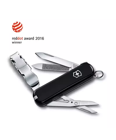 Нож-брелок VICTORINOX NailClip 580, черный