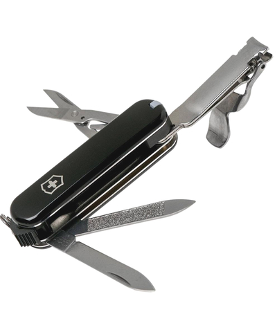 Нож-брелок VICTORINOX NailClip 580, черный, изображение 3