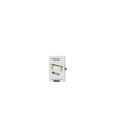 Зарядный кабель-брелок 6-в-1 Rolling Square inCharge X - 14.5 cm, up to 100W, Marble Beige, изображение 11