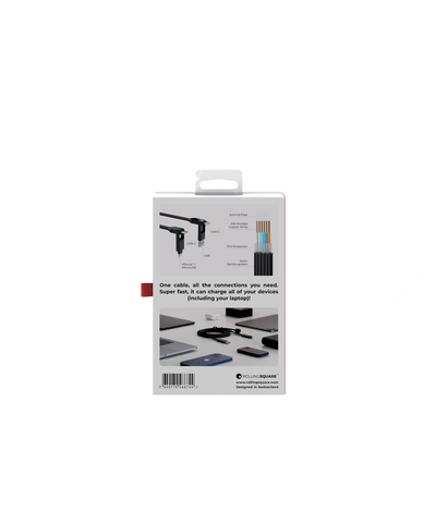 Зарядный кабель 6-в-1 Rolling Square inCharge XL - 2 m, up to 100W, Urban Black, изображение 12