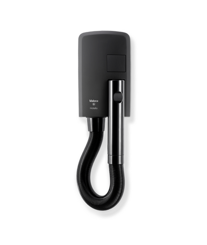 Фен настенный Valera Hospitality Hotello 1200 (832.01/T black matt)