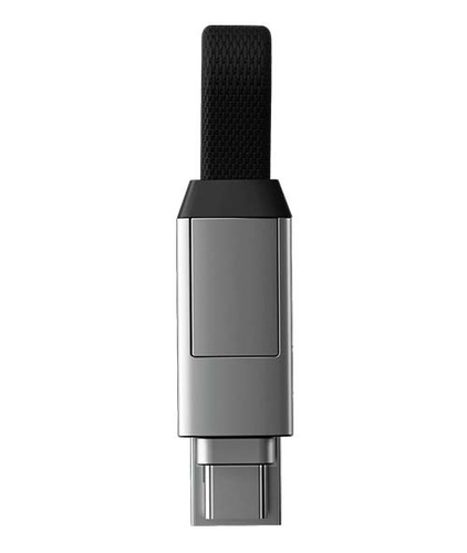 Зарядный кабель-брелок 6-в-1 Rolling Square inCharge 6 - 14 cm, Moon White