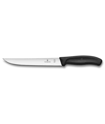 Нож разделочный VICTORINOX Swiss Classic, 18 см, черный (6.8103.18B)