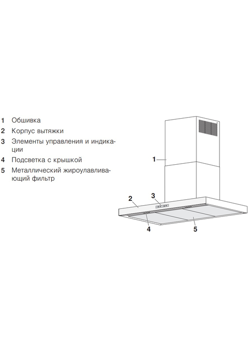 Настенная вытяжка V-ZUG AiroClearWall V6000 AW6T9LQTLG, изображение 7