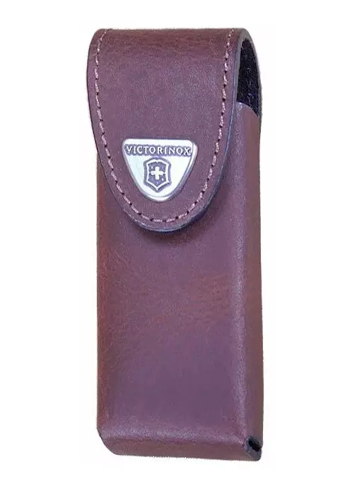 Чехол на ремень VICTORINOX 4.0822.L для мультитулов SwissTool Spirit, кожаный, коричневый, изображение 6