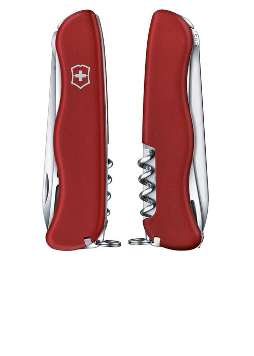 Нож перочинный VICTORINOX Cheese Master, 111 мм, 8 функций, с фиксатором лезвия, красный, изображение 5