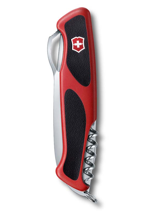 Нож перочинный VICTORINOX RangerGrip 79, 130 мм, 12 функций, с фиксатором лезвия, красный с чёрным, изображение 2