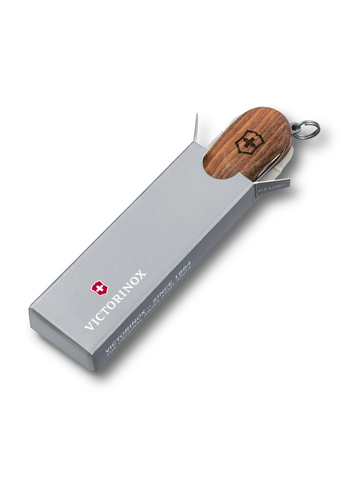 Нож-брелок VICTORINOX Evowood 81, 65 мм, 5 функций, деревянная рукоять, изображение 3