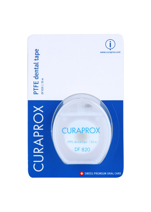 Нить межзубная тефлоновая с хлоргексидином CURAPROX, 35 м, изображение 3