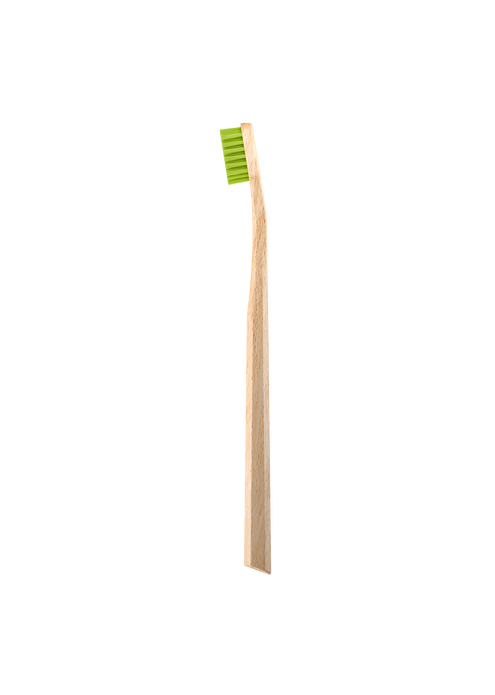 Зубная щетка CURAPROX  с деревянной ручкой, зеленая, изображение 2