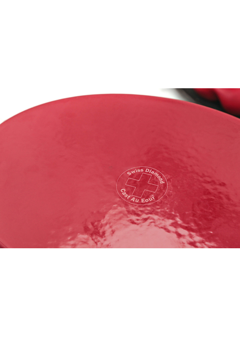 Кастрюля чугунная Swiss Diamond PC 1329CR red овальная, изображение 7