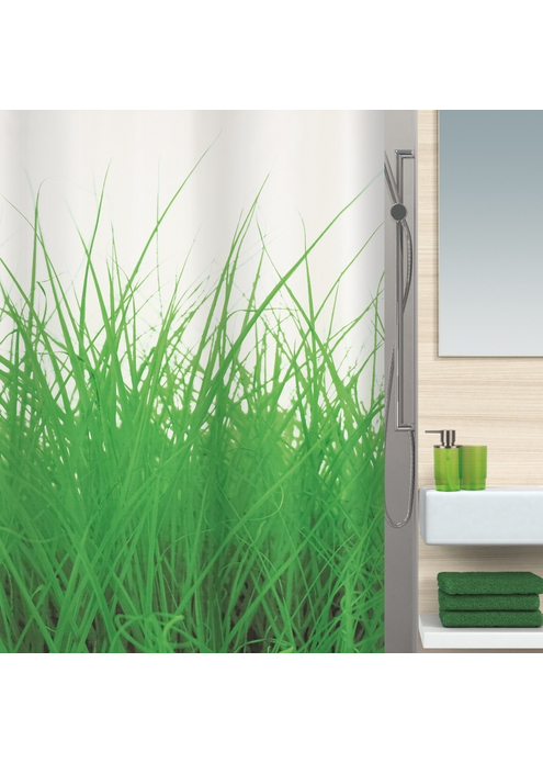Штора Spirella для ванной Grass зеленый