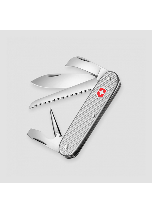 Нож перочинный VICTORINOX Pioneer, 93 мм, 7 функций,  из нерж. стали, рукоять из рифлёного алюминия, изображение 3