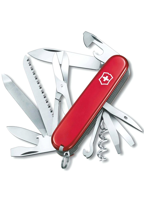 Нож перочинный VICTORINOX Ranger, 91 мм, 21 функция, рукоять из красного пластика, изображение 2