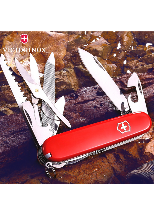 Нож перочинный VICTORINOX Ranger, 91 мм, 21 функция, рукоять из красного пластика, изображение 12