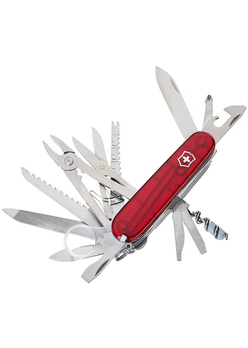 Нож перочинный VICTORINOX Swiss Champ 1.6795.T, 91 мм, 33 функции, изображение 11