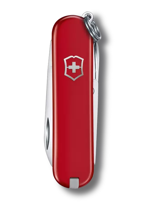 Нож-брелок VICTORINOX Classic SD Colors "Style Icon", 58 мм, 7 функций, красный  (0.6223.G), изображение 3