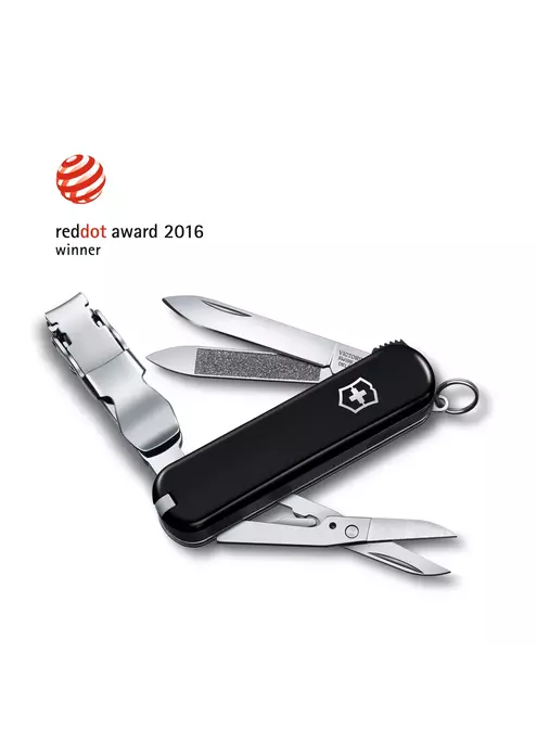 Нож-брелок VICTORINOX NailClip 580, черный