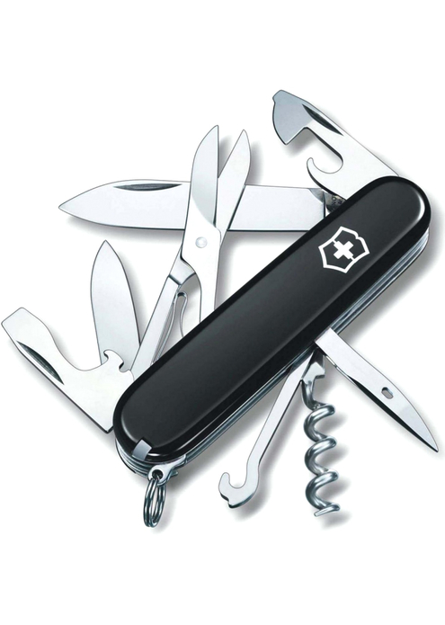 Нож пер. VICTORINOX Climber 1.3703.3, 91 мм, 14 функций, чёрный