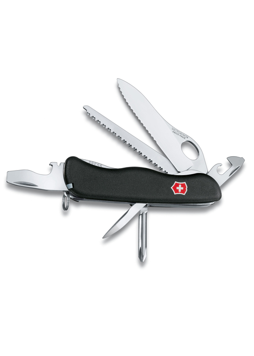 Нож перочинный VICTORINOX Trailmaster One Hand (0.8463.MW3), 12 функций, чёрный, изображение 3