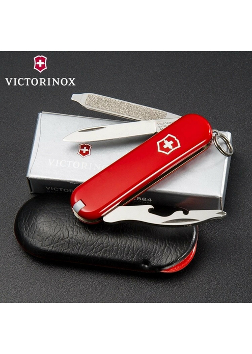 Нож-брелок VICTORINOX Rally, 58 мм, 9 функций, красный (0.6163), изображение 19