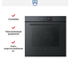 Духовой шкаф V-ZUG Combair V6000 60 черное стекло, изображение 6