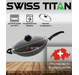 Сковорода Вок с крышкой и решеткой Swiss Diamond Swiss Titan ST61132c 32 см, изображение 3