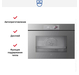 Паровой шкаф V-Zug CombiSteamer V6000 45 платиновое стекло/AutoDoor, изображение 3